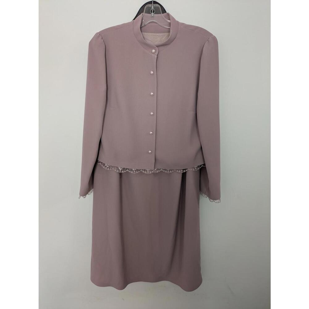 Women's Handmade Modest Blazer and Pleated Maxi Skirt Set Size Medium